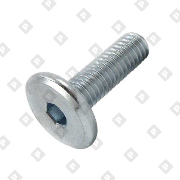 M6x10 DIN 7420 мебельный, оц. сталь - №1