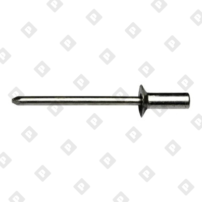 Заклепка вытяжная закрытая 3,2x10,5 с потайным бортом, алюминий / нерж. сталь  A2 - №1