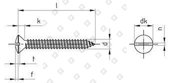 DIN 7973 A2 C 2,9X19 - №4