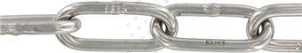 Цепь длиннозвенная DIN 763 10х65, нерж. сталь A4 - №2