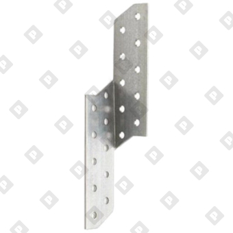 Держатель балки DB 40x190x40x2 мм левый, оц. сталь - №1