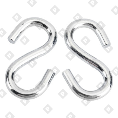 Крючок S-образный 3 мм, оц. сталь - №3