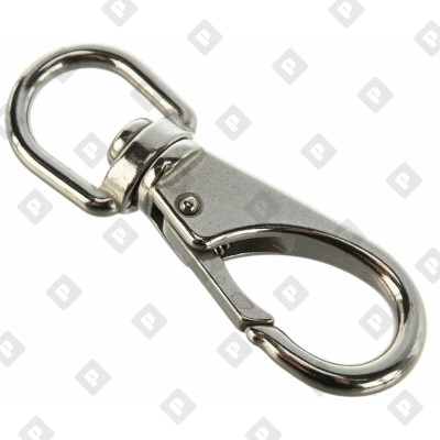 Карабин зацепной с вертлюгом ART 8257 16 мм, нерж. сталь A4 - №1