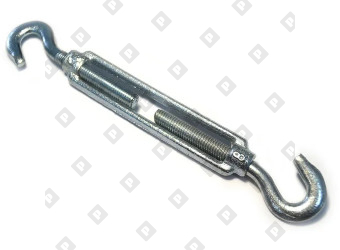 Талреп DIN 1480 М20 крюк-крюк, оц. сталь - №3