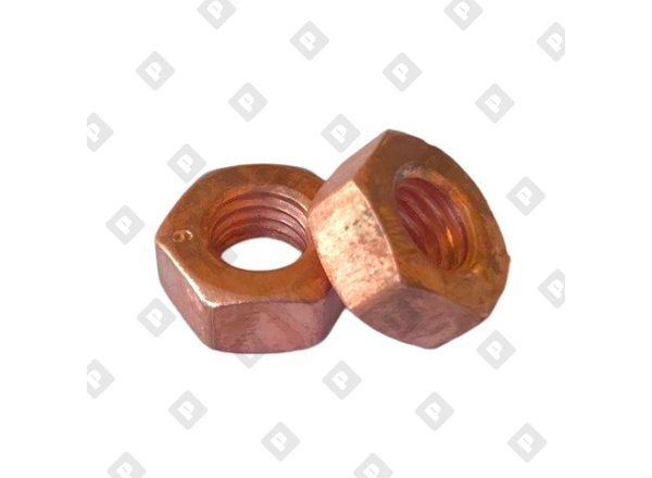 M10 DIN 934 кл. пр. 6, омедненная - №1