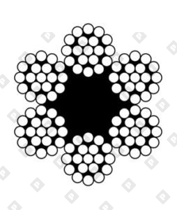 Трос DIN 3060 Ø14 мм, конструкция 6х19, оц. сталь - №2